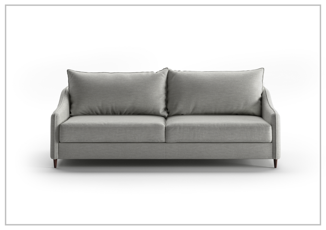 Ethos Fabric King Sleeper Sofa With Wood or Chrome Legs