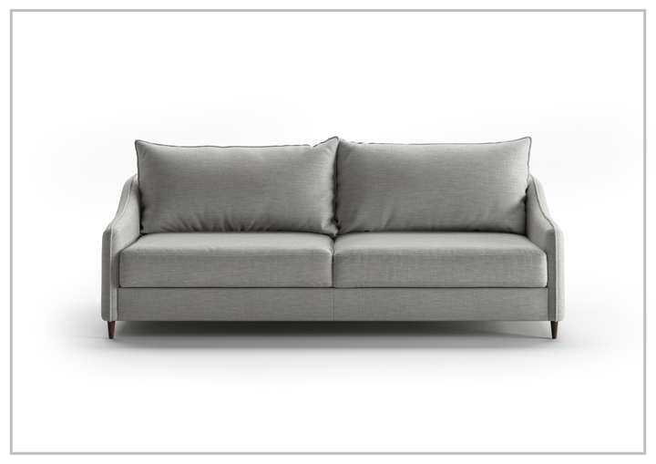 Luonto Ethos Fabric King Sleeper Sofa With Wood or Chrome Legs