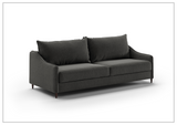 Ethos Fabric King Sleeper Sofa With Wood or Chrome Legs