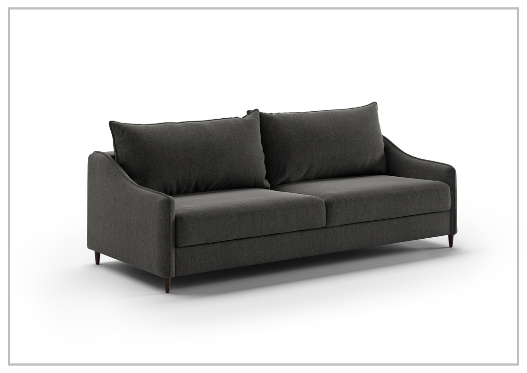 Luonto Ethos Fabric King Sleeper Sofa With Wood or Chrome Legs
