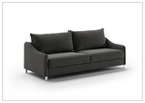 Ethos Fabric King Sleeper Sofa With Wood or Chrome Legs