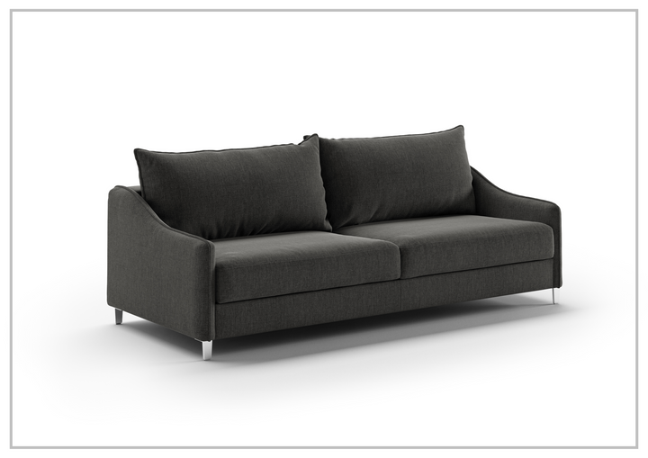 Luonto Ethos Fabric King Sleeper Sofa With Wood or Chrome Legs