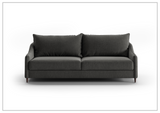 Luonto Ethos Fabric King Sleeper Sofa With Wood or Chrome Legs