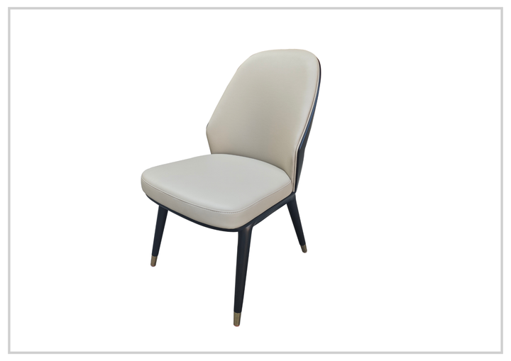 Klaussner Eclisse Dining Chair in Beige-SOFABED