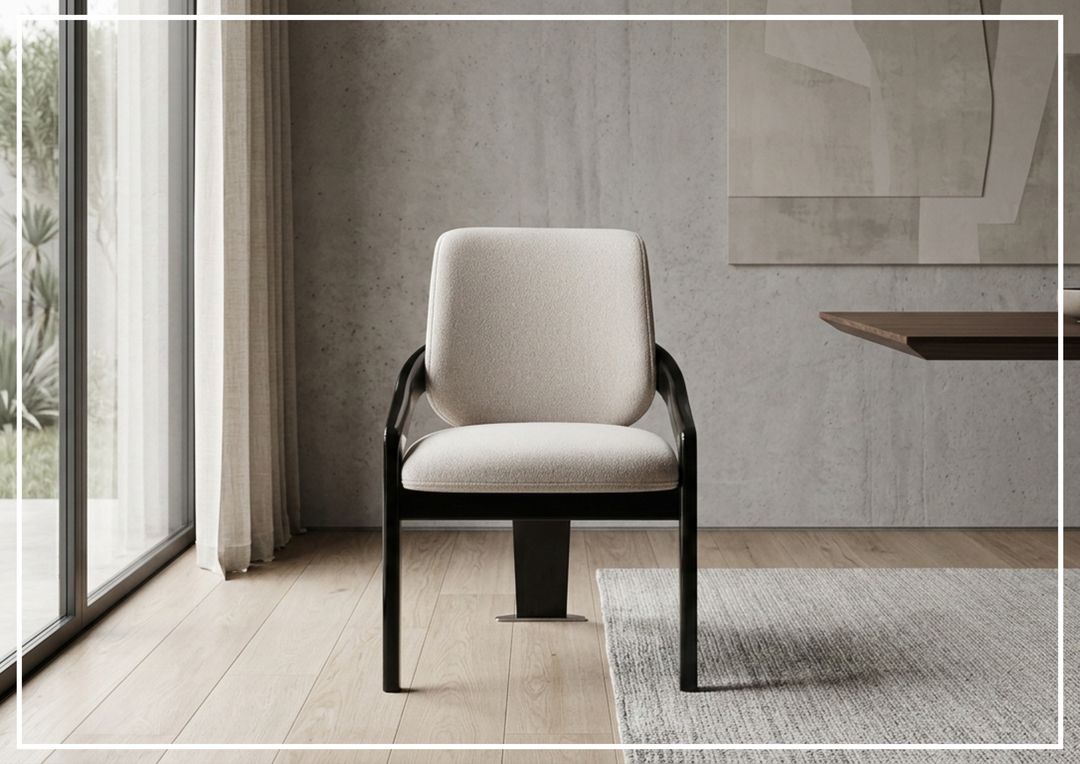 Klaussner Elan Oriana Fabric Chair In White - SOFABED