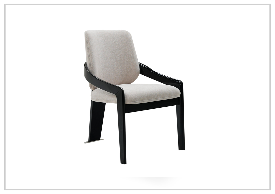 Klaussner Elan Oriana Fabric Chair In White - SOFABED