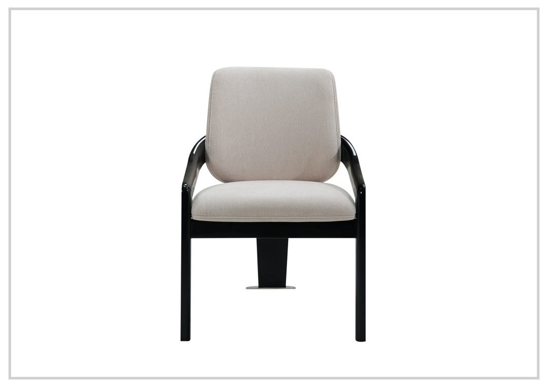 Klaussner Elan Oriana Fabric Chair In White - SOFABED
