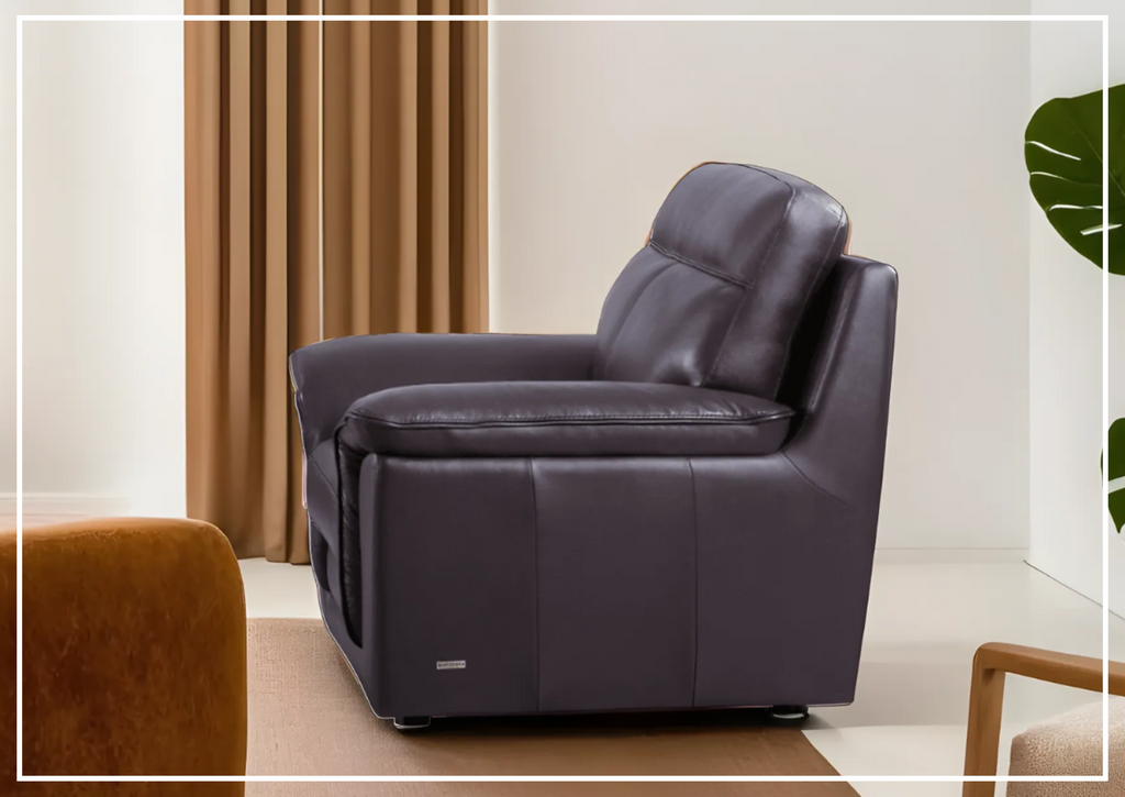 Gio Italia Eloise Traditional Leather Sofa Chair-Sofabed