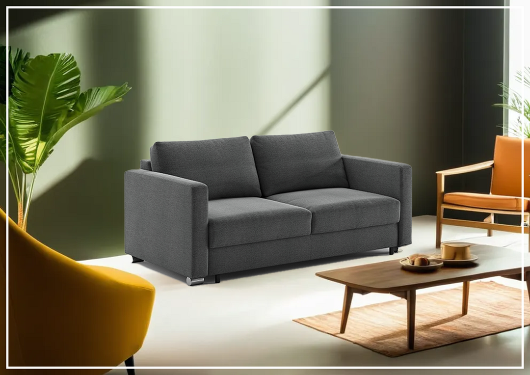 Luonto Fantasy Queen Fabric Sleeper Sofa With Gas Springs-SOFABED