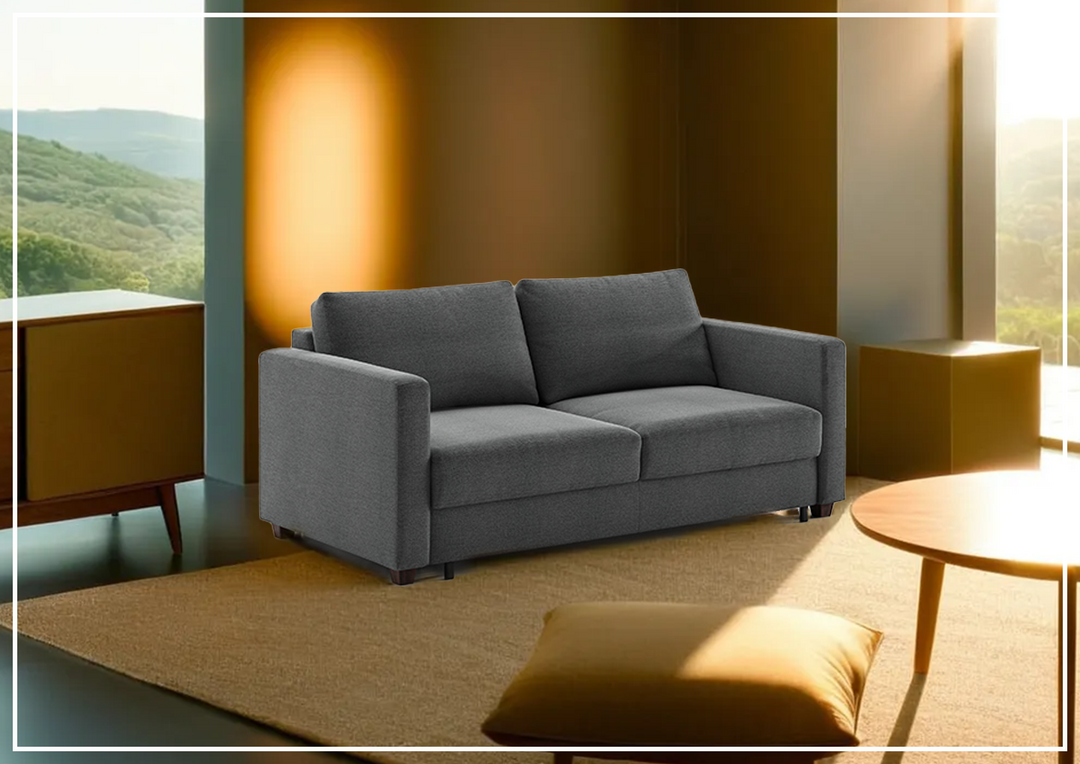 Luonto Fantasy Queen Fabric Sleeper Sofa With Gas Springs-SOFABED