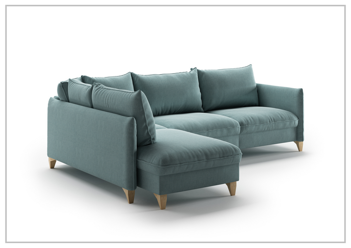 Flipper L-shaped Sectional Sofa With RHF Chaise