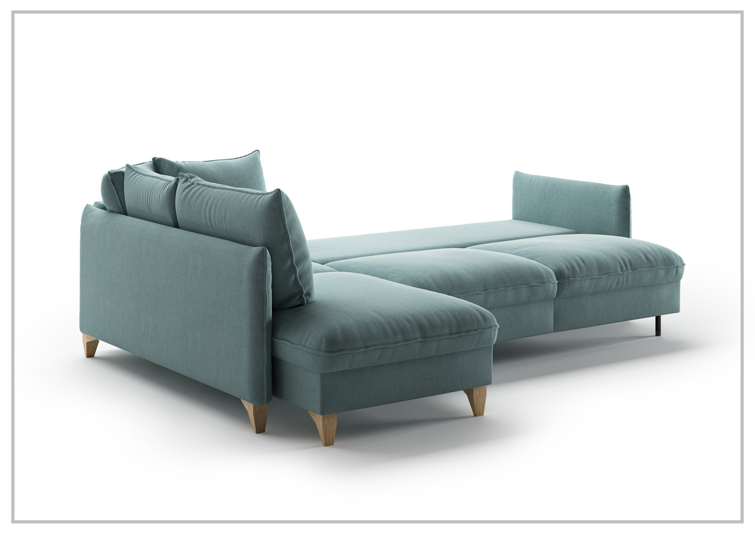 Flipper L-shaped Sectional Sofa With RHF Chaise