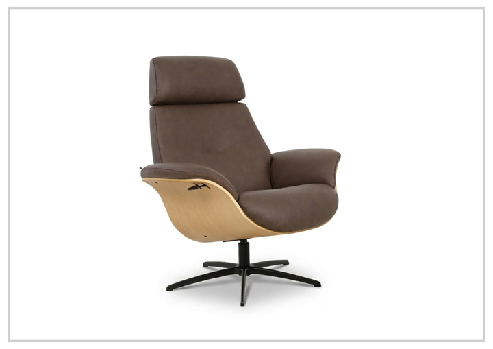 Fjords Falcon Manual Recliner Chair with Swivel Base & Footstool-Sofabed
