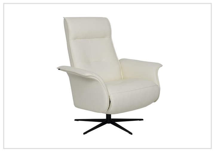 Fjords Finn Leather Power Recliner Chair with Swivel Glider Base-Sofa Bed