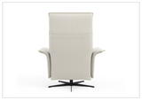 Fjords Finn Leather Power Recliner Chair with Swivel Glider Base-Sofa Bed