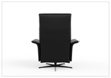 Fjords Finn Leather Power Recliner Chair with Swivel Glider Base-Sofa Bed