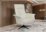 Fjords Finn Leather Power Recliner Chair with Swivel Glider Base-Sofa Bed