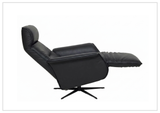 Fjords Finn Leather Power Recliner Chair with Swivel Glider Base-Sofa Bed