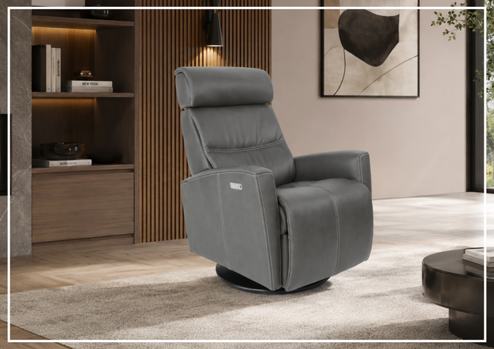Fjords Milan Power Recliner Chair with Swivel Glider Base