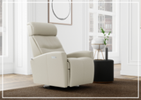 Fjords Milan Power Recliner Chair with Swivel Glider Base-Sofa Bed