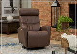 Fjords Milan Power Recliner Chair with Swivel Glider Base-Sofa Bed