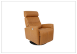 Fjords Milan Power Recliner Chair with Swivel Glider Base-Sofa Bed