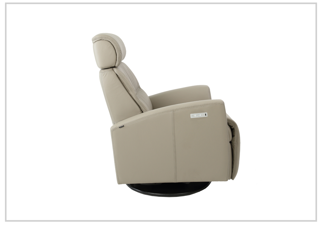 Fjords Milan Power Recliner Chair with Swivel Glider Base-Sofa Bed