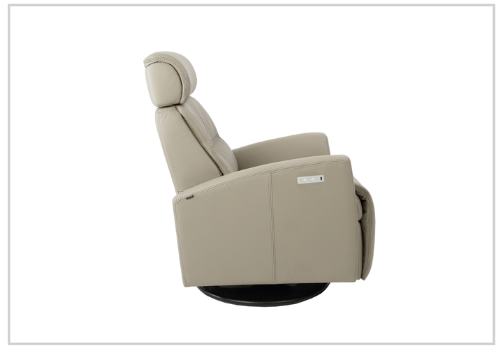 Fjords Milan Power Recliner Chair with Swivel Glider Base-Sofa Bed