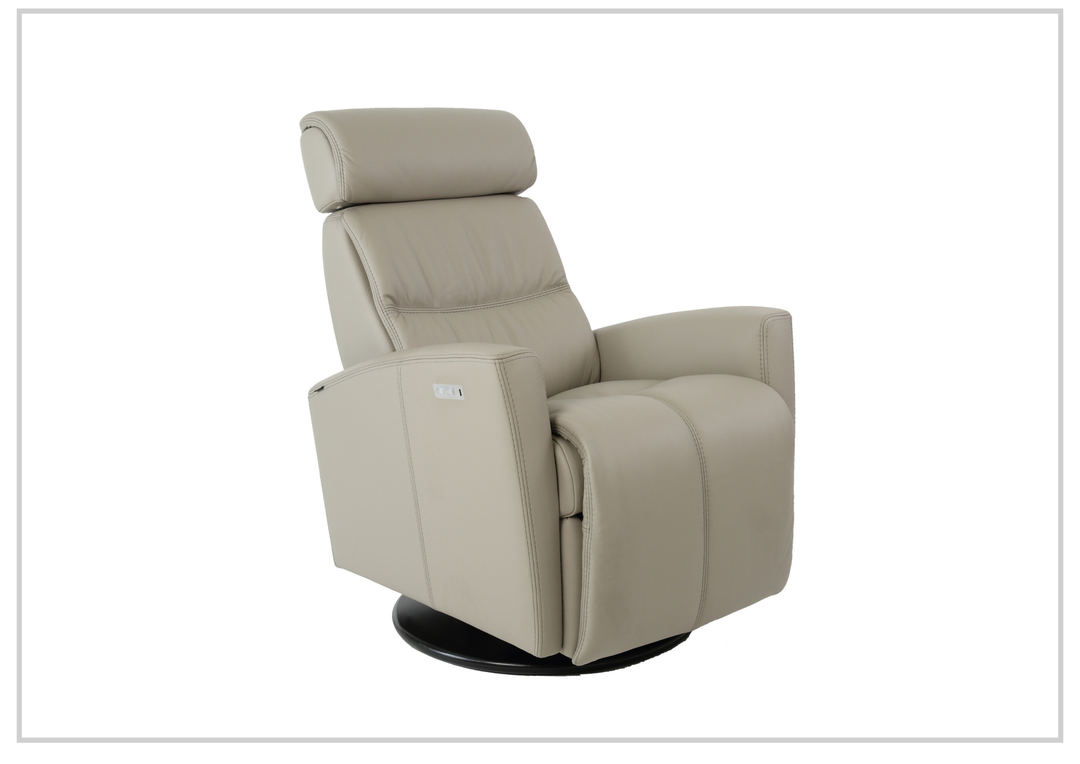 Fjords Milan Power Recliner Chair with Swivel Glider Base-Sofa Bed