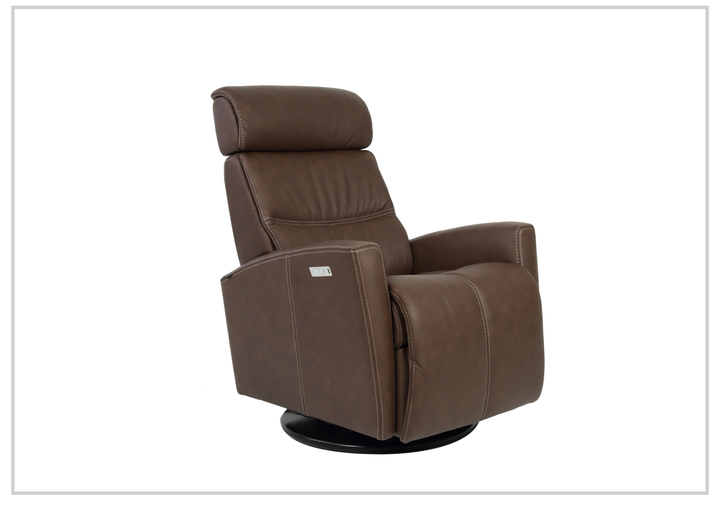 Fjords Milan Power Recliner Chair with Swivel Glider Base-Sofa Bed