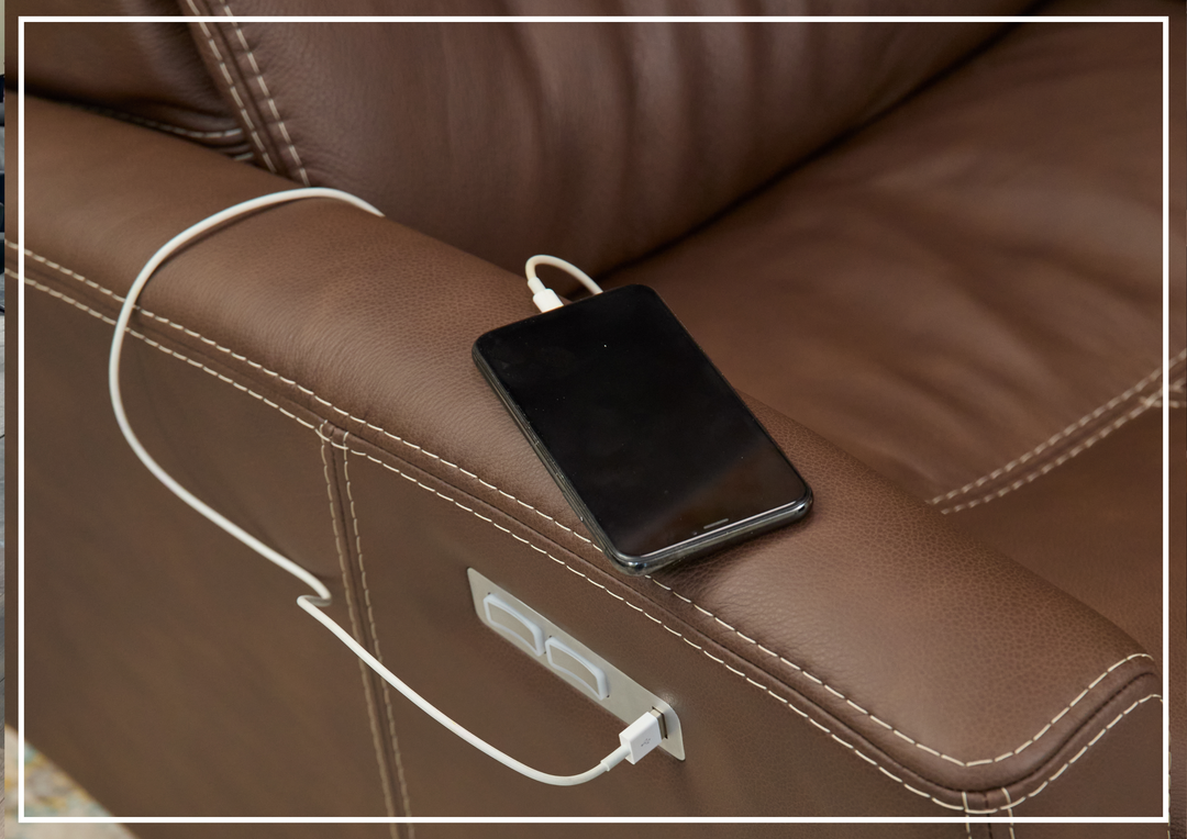 Fjords Milan Power Recliner Chair with Swivel Glider Base-Sofa Bed