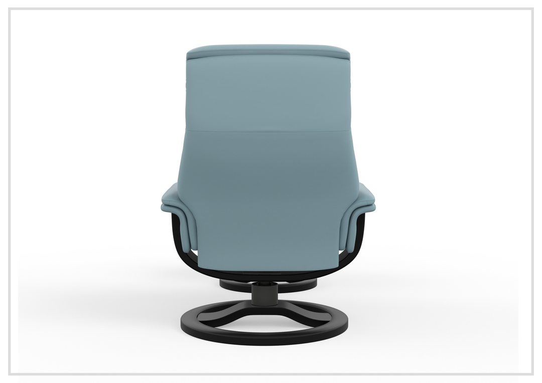 Fjords Anne R Swivel Recliner Chair with Ergonomic Foot Stool-Sofa Bed