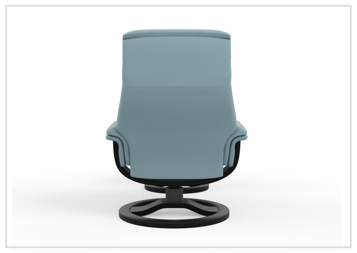 Fjords Anne R Swivel Recliner Chair with Ergonomic Foot Stool-Sofa Bed
