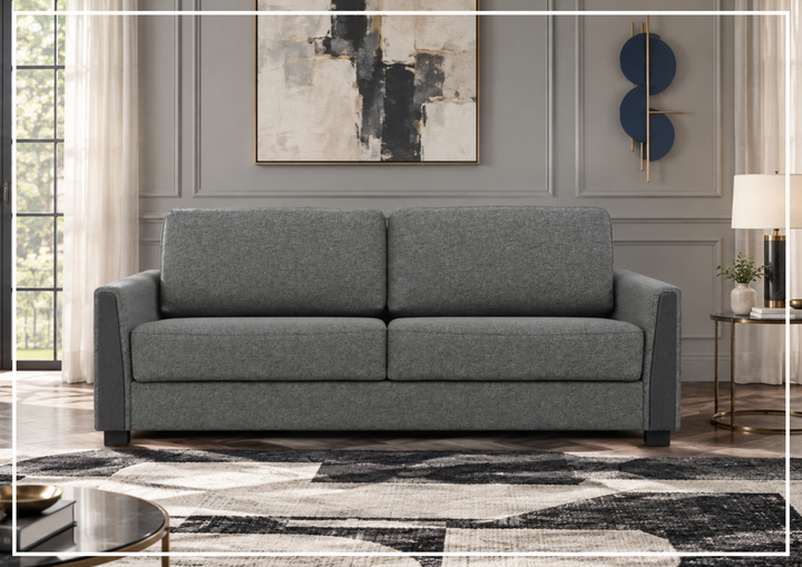 Fjords Luna Fabric Sleeper Sofa with Cloud Fold Function