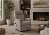 Fjords Memphis Leather Lift Recliner Chair with Motorized Headrest- Sofa Bed