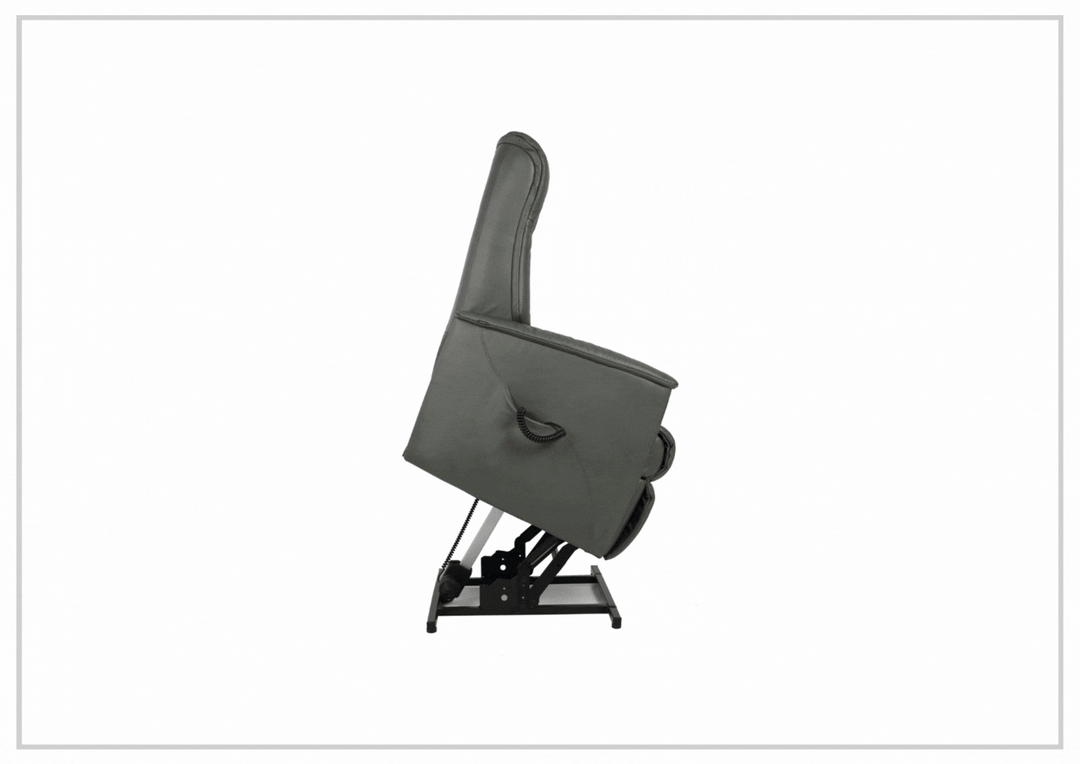 Fjords Memphis Leather Lift Recliner Chair with Motorized Headrest- Sofa Bed