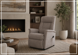 Fjords Memphis Leather Lift Recliner Chair with Motorized Headrest- Sofa Bed