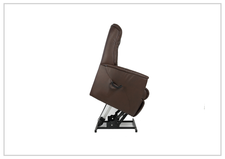 Fjords Memphis Leather Lift Recliner Chair with Motorized Headrest- Sofa Bed