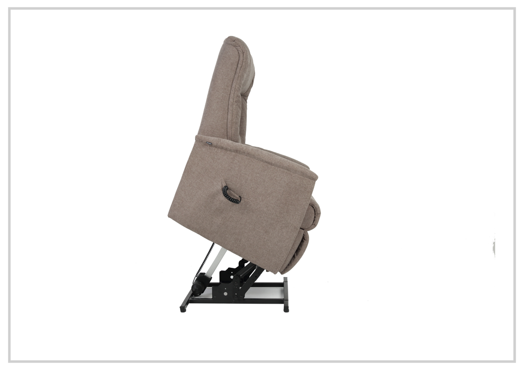 Fjords Memphis Leather Lift Recliner Chair with Motorized Headrest- Sofa Bed