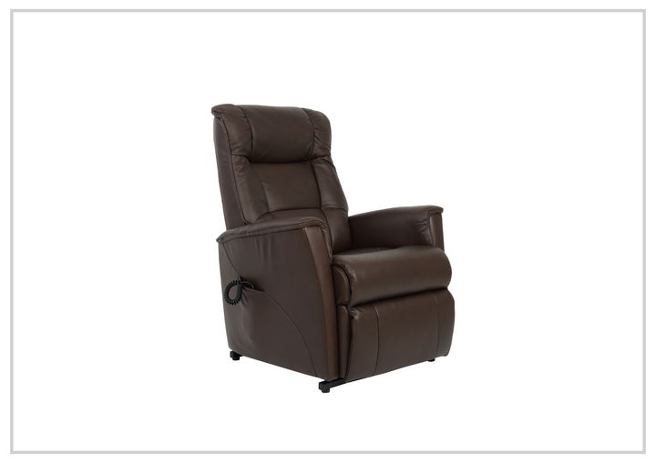 Fjords Memphis Leather Lift Recliner Chair with Motorized Headrest- Sofa Bed