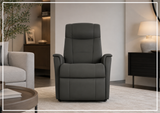 Fjords Memphis Leather Lift Recliner Chair with Motorized Headrest- Sofa Bed