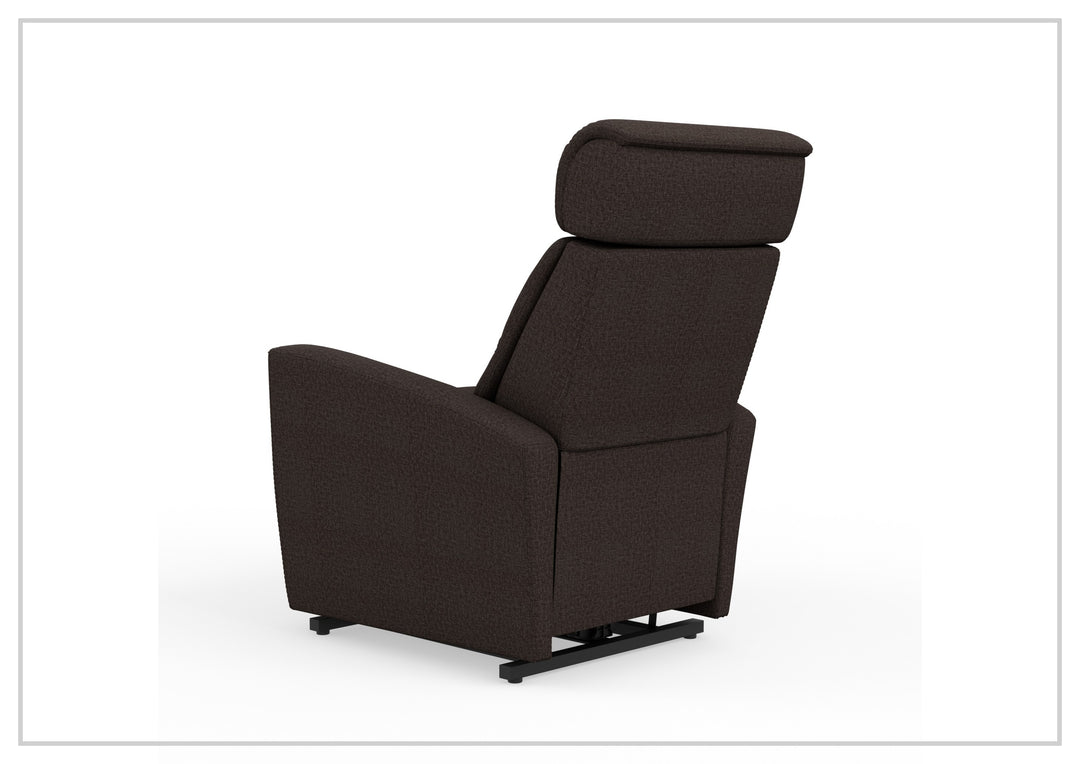 Fjords Milan Leather Power Lift Recliner Chair with Motorized Headrest-Sofabed