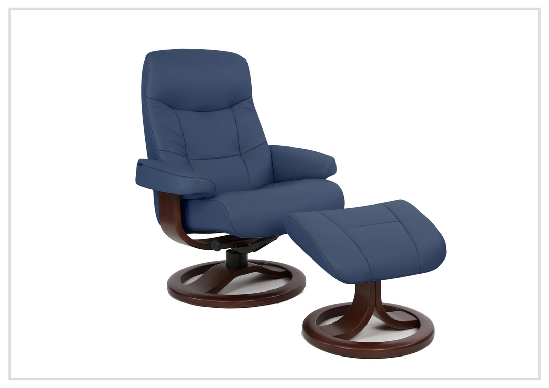 Fjords Muldal R Recliner Chair with Neck Support and Swivel Base