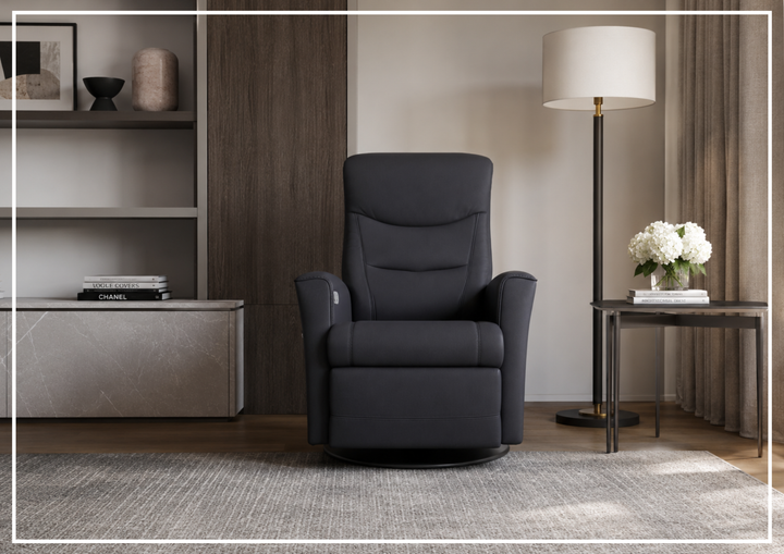 Fjords Oslo Power Glider Recliner Chair with Swivel Base & Rocking Motion-Sofa Bed