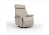 Fjords Rome Leather Power Recliner with Motorized Controls- SofaBed