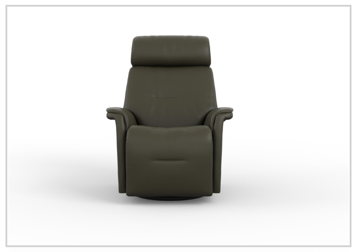 Fjords Rome Leather Power Recliner with Motorized Controls- SofaBed