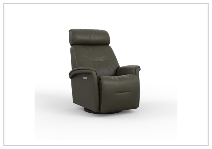 Fjords Rome Leather Power Recliner with Motorized Controls- SofaBed