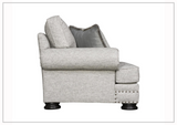 Bernhardt Foster Fabric Loveseat With Rolled Arms