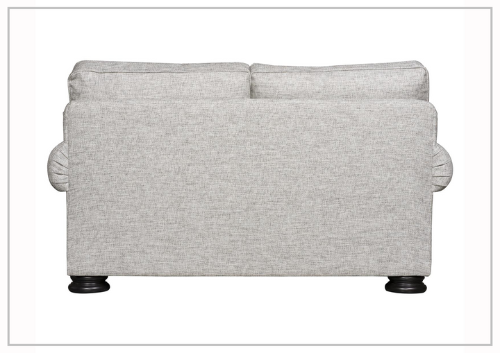 Bernhardt Foster Fabric Loveseat With Rolled Arms