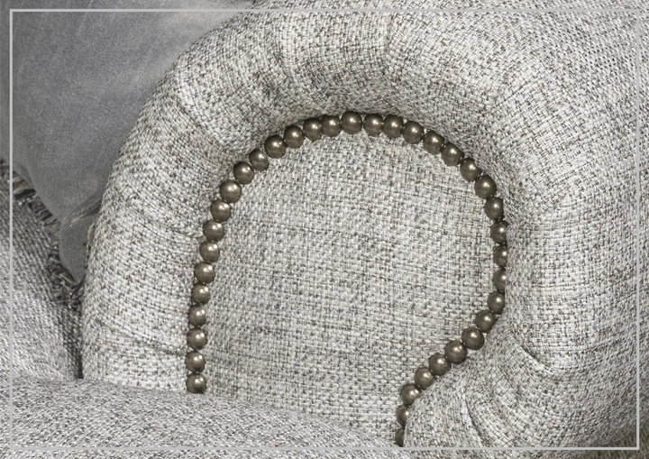 Bernhardt Foster Fabric Loveseat With Rolled Arms